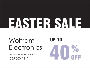Big Bold Easter Sale
