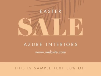 Palm Branch Easter Sale