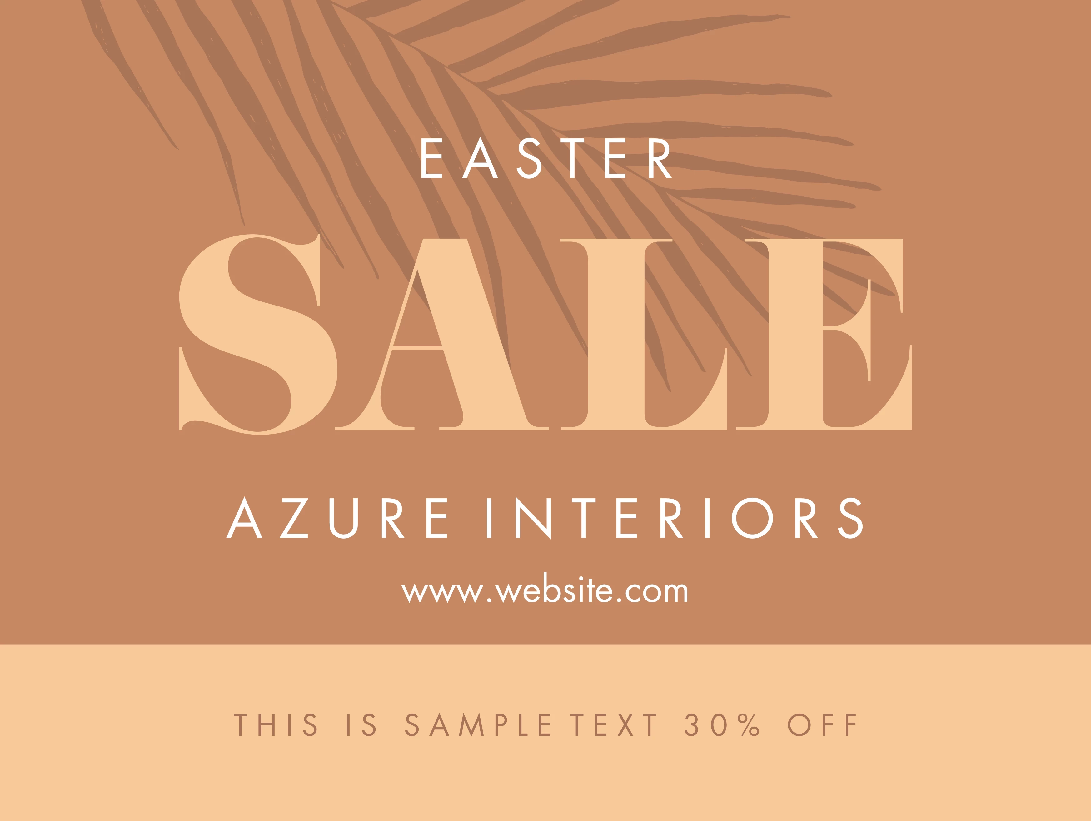 Palm Branch Easter Sale