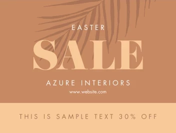 Palm Branch Easter Sale