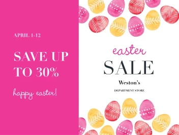 Easter Eggs And Savings