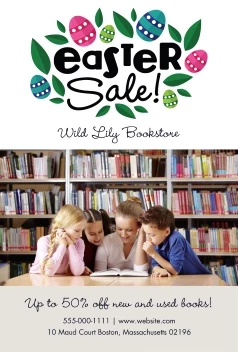 Bookstore Easter Sale
