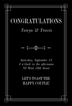 Congratulatory Toast