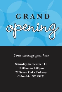 Transparent Circles Grand Opening