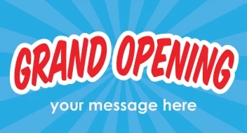 Grand Opening Banner