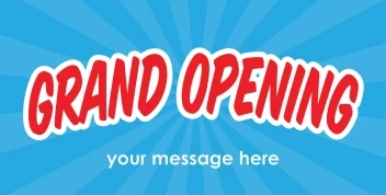 Grand Opening Banner