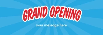 Grand Opening Banner