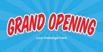 Grand Opening Banner