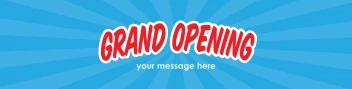 Grand Opening Banner
