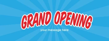 Grand Opening Banner