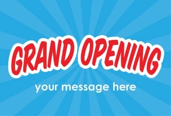 Grand Opening Banner