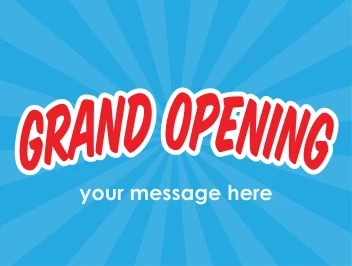 Grand Opening Banner