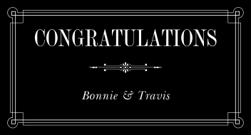 Congratulatory Toast