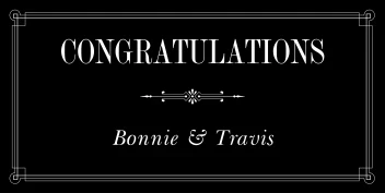 Congratulatory Toast