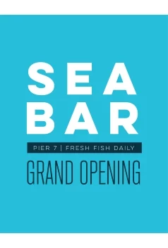sea blue bar
