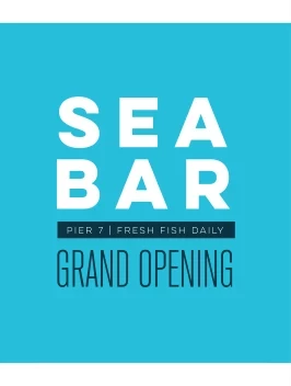 sea blue bar