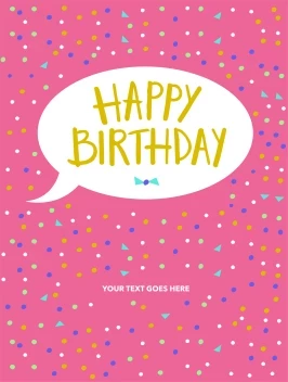 Happy Birthday Confetti