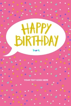 Happy Birthday Confetti