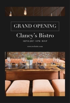 Bistro Opening