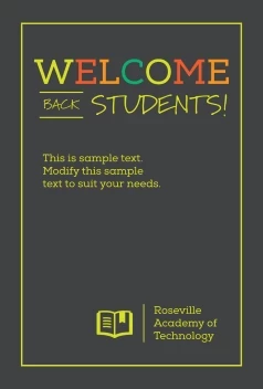 Welcome Back Students