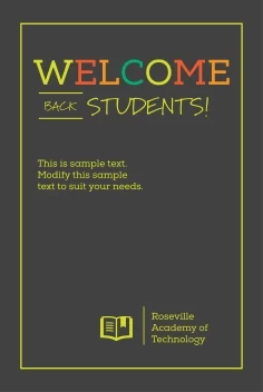 Welcome Back Students
