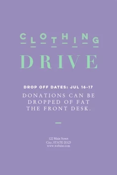 Clothing Drive