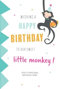 Happy Birthday Monkey