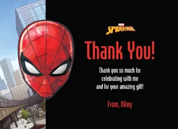 Spider-Man Webbed Wonder Thank You