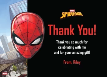 Spider-Man Webbed Wonder Thank You