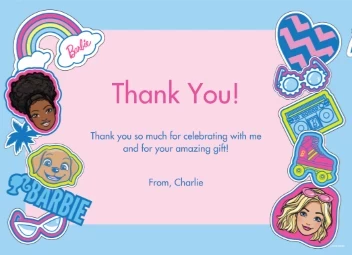 Barbie Thank You