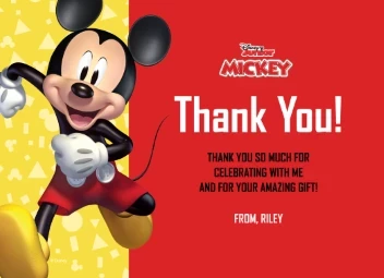 Mickey Mouse Thank You