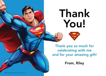 Superman Thank You