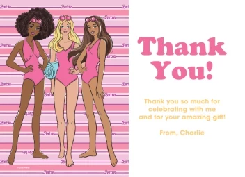 Malibu Barbie Thank You