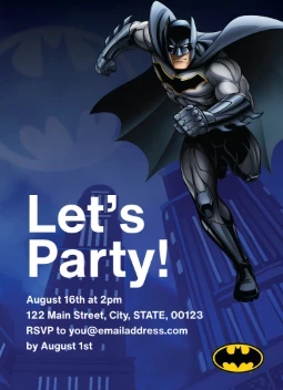 Batman Invitation