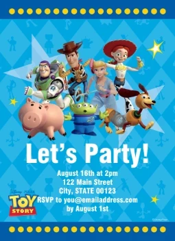 Toy Story Invitation