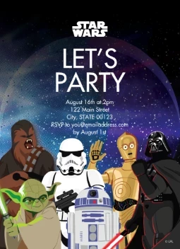 Star Wars Invitation
