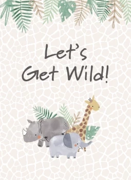 Soft Jungle Invitation