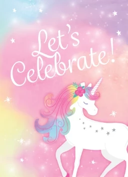 Enchanted Unicorn Invitation
