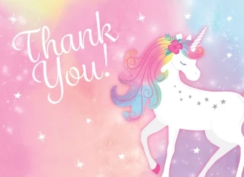 Enchanted Unicorn Thank You