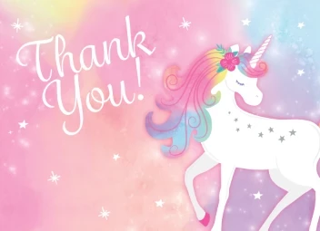 Enchanted Unicorn Thank You