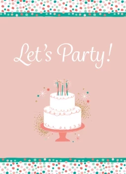 Happy Cake Day Invitation