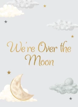 Over the Moon Invitation