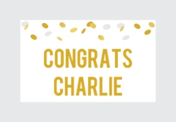 Congratulations