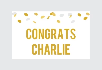 Congratulations