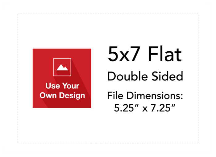 Print Your Own Design 5x7 Flat Card