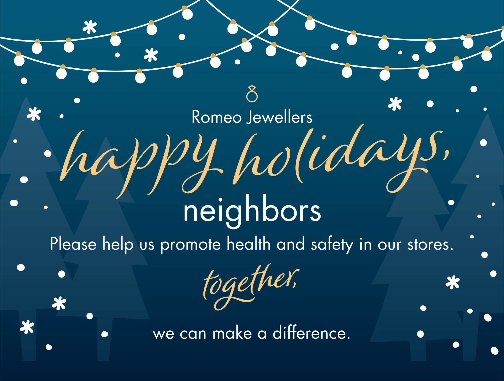 Promote Safety Holiday Lights