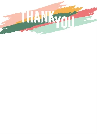 Craft Thank You Paint