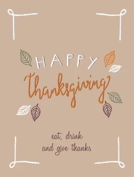 Thanksgiving Foliage