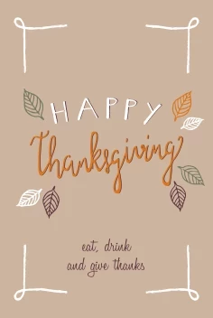 Thanksgiving Foliage