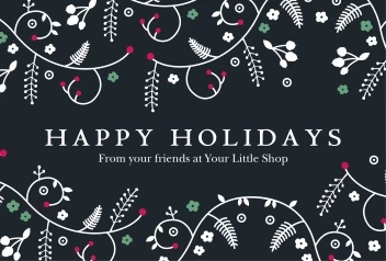 Happy Holidays Floral